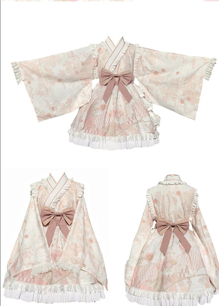 With PUJI - Xiaochunrihe - Wa Lolita OP Dress