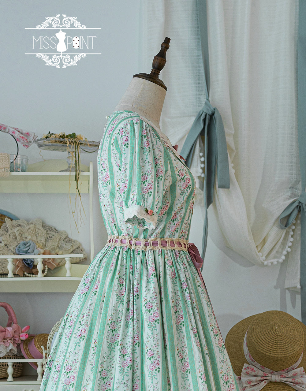 Miss Point - Happy Summer Elegant Lolita Floral OP Dress