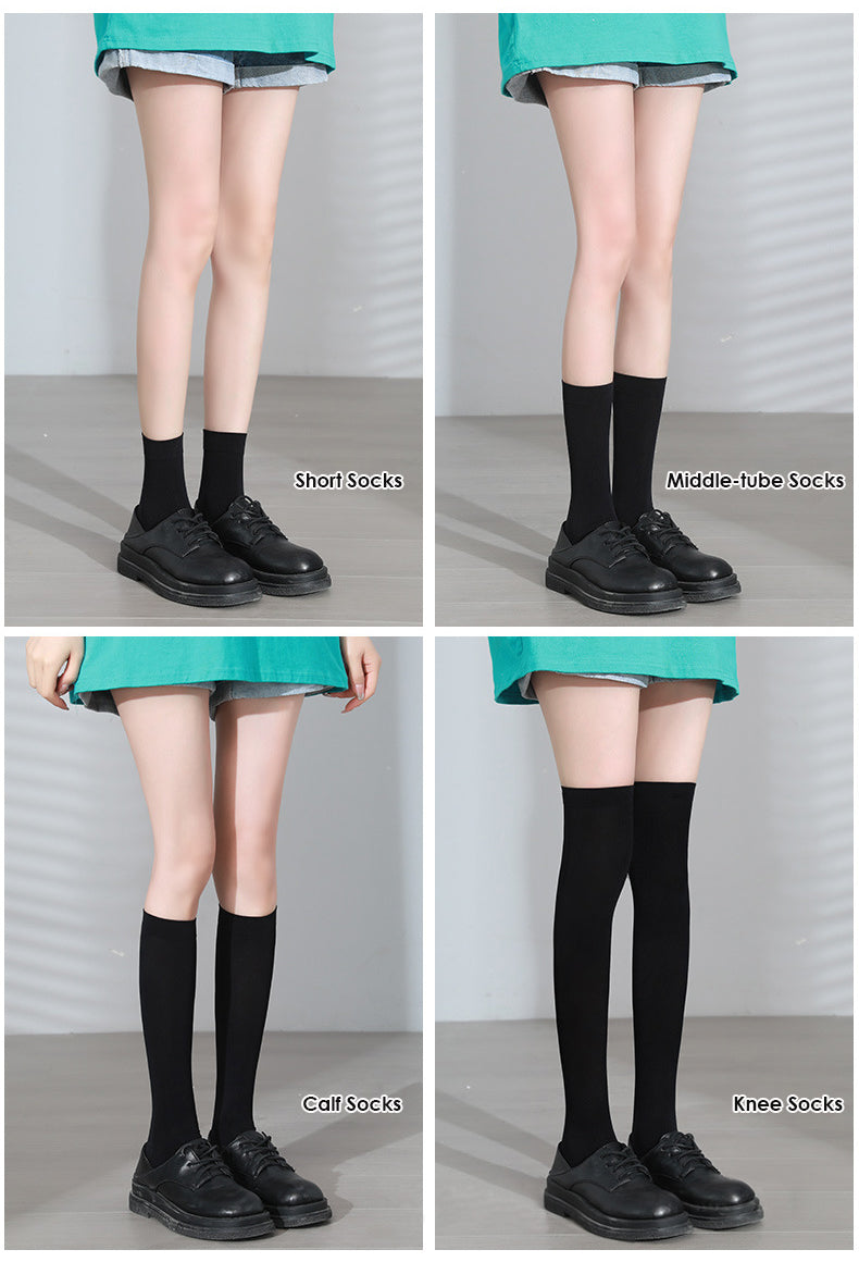 Velvet Solid Summer Lolita Calf Socks Knee Socks