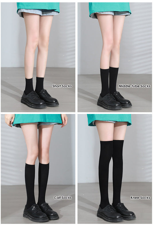 Velvet Solid Summer Lolita Calf Socks Knee Socks