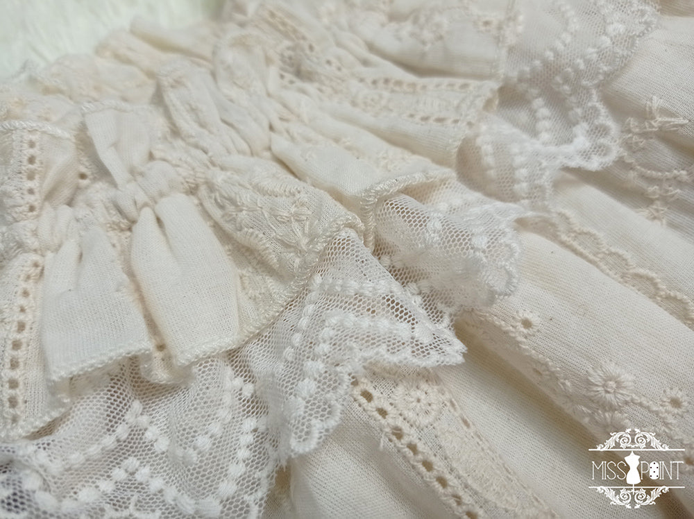 Miss Point - Rich Hymn - Lolita Bavarian Cotton Embroidered Blouse