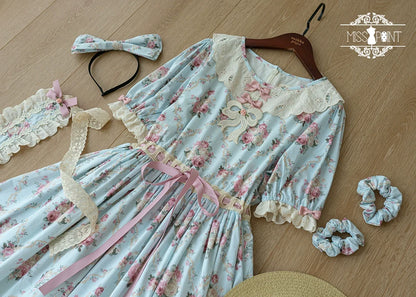Miss Point - Customized Elegant Lolita OP Dress Cute Daily Girl Short Lolita Dress