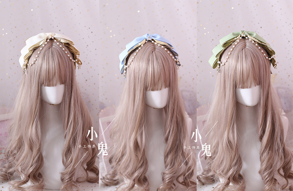 Xiaogui - Gothic Accessories Lolita Bow KC Hairclip