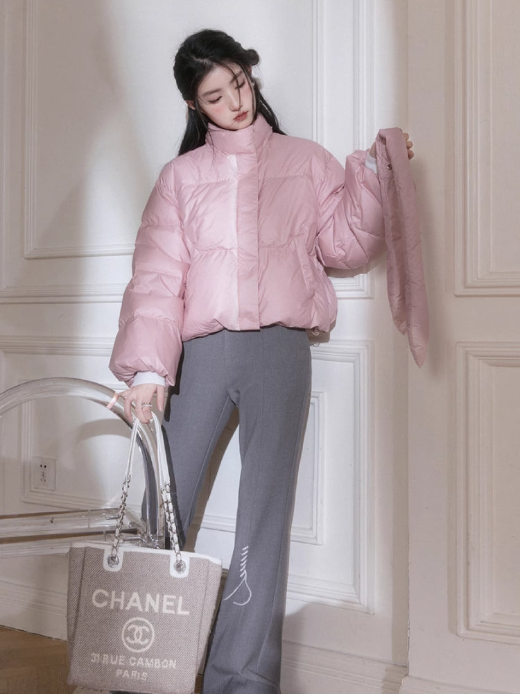 Handmade wool low waist pants【s0000005787】