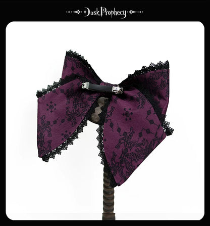 DuskProphecy - Coccyx - Elegant Lolita Hair Accessories Set Multicolors