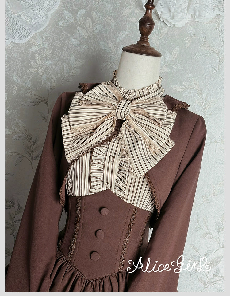 Alice Girl - Duke of Victoria - Classic Lolita SK & Overskirt Set