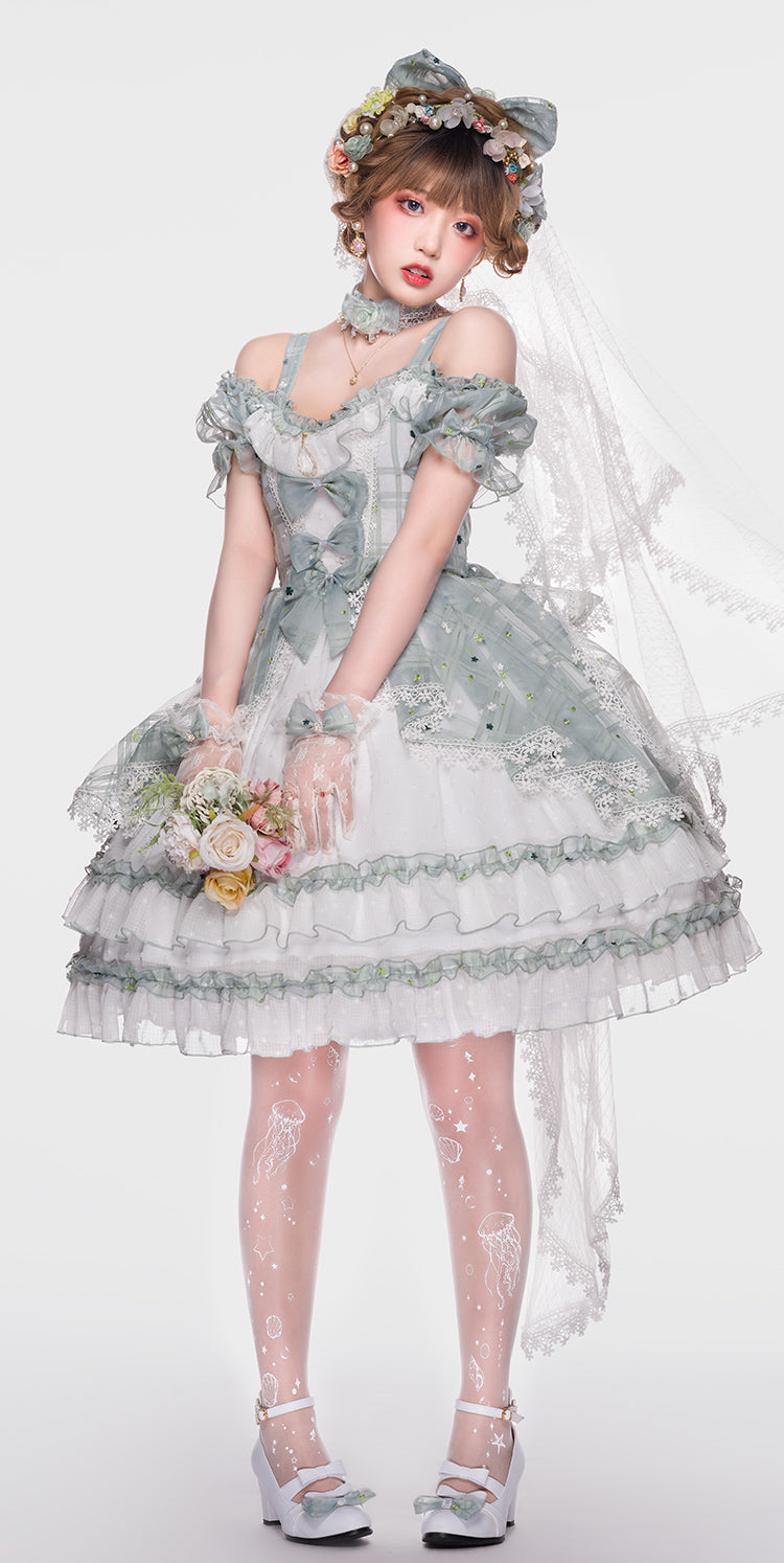 Youpairui - Bucharest - Calssic Lolita Jumper Dress Set