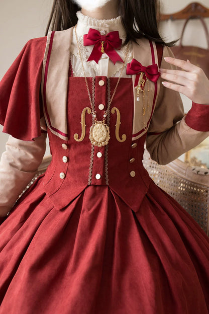 Miss Point - Elegant Lolita Coat - Golden Movement Customized Short Coat