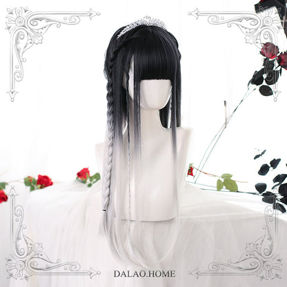 Dalao Home - Nightmare - Long Straight Natural Gradient Lolita Wig
