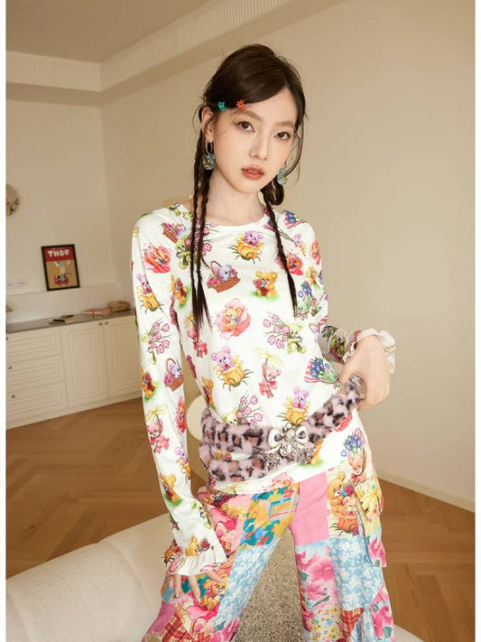 Wide leg 3D pocket pants【s0000008328】