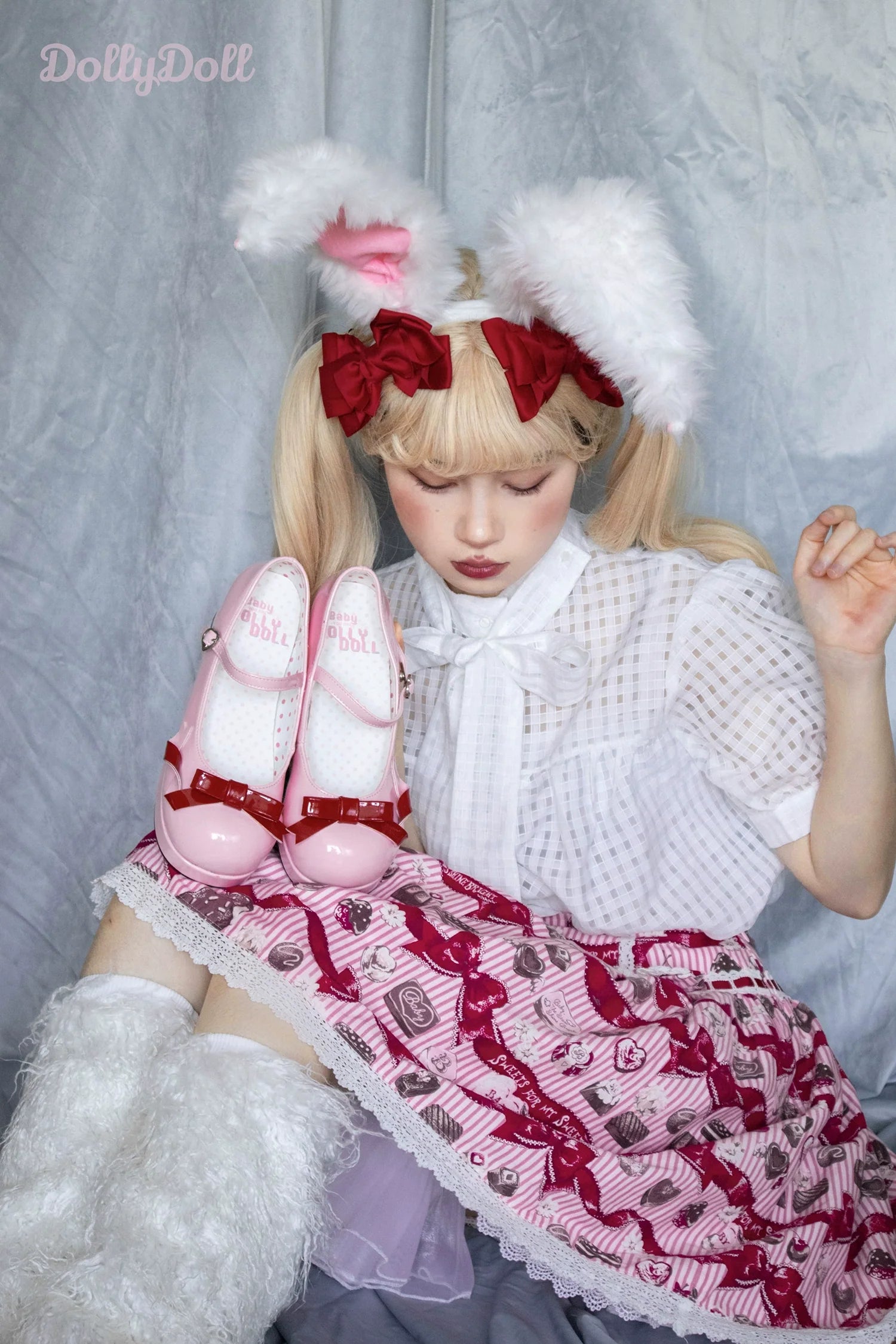 Dolly Doll - Lovers' Gift - Round Toe Middle Heel Mary Jane Lolita Shoes