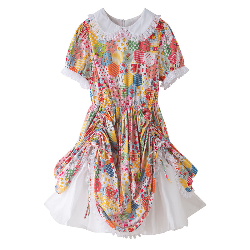 Fancy frill tulle dress【s0000001885】