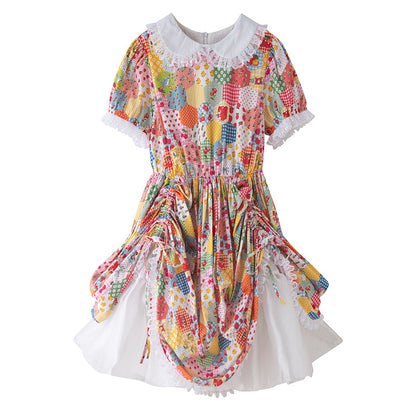 Fancy frill tulle dress【s0000001885】