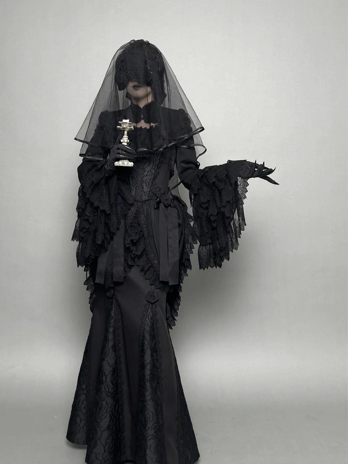 LeMiroir - Saint - Gothic Lolita Bolero Skirt Mermaid Dress Corset