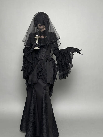 LeMiroir - Saint - Gothic Lolita Bolero Skirt Mermaid Dress Corset