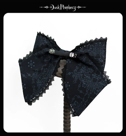 DuskProphecy - Coccyx - Elegant Lolita Hair Accessories Set Multicolors