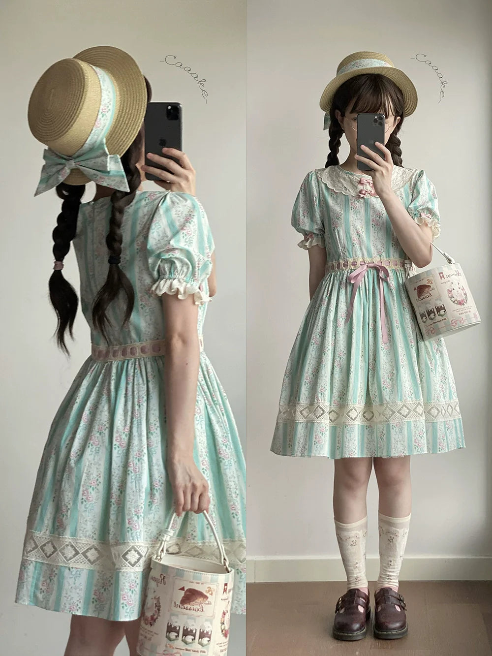Miss Point - Customized Elegant Lolita OP Dress Cute Daily Girl Short Lolita Dress