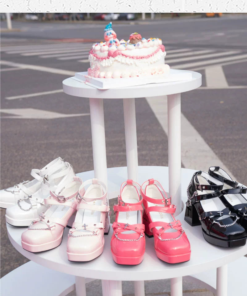 Witch's Night - Punk Lolita Heels Y2K Elegant Lolita Shoes