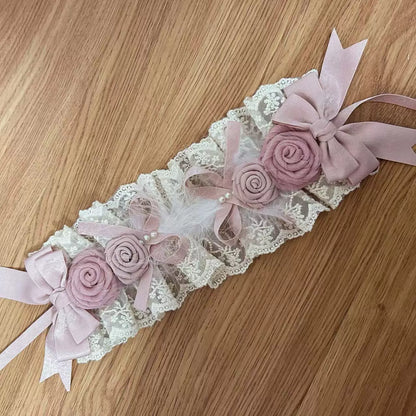 The Accessories' Story - Satin Ballet - Sweet Lolita Headdress Feather Bow