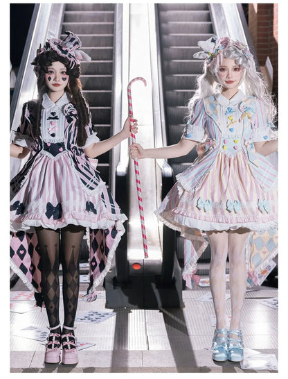 Sakurahime - Werid Theatre - Sweet Lolita Blackpink Stripe OP