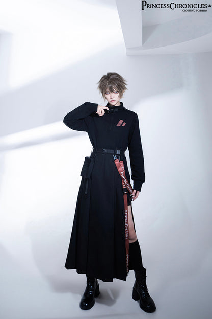 Princess Chronicles - Nameless Blade - Waste Soil Handsome Black Skirt