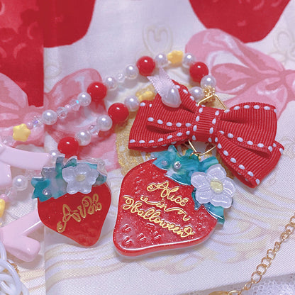 Halloween Alice - Lolita Strawberry Accessory Set