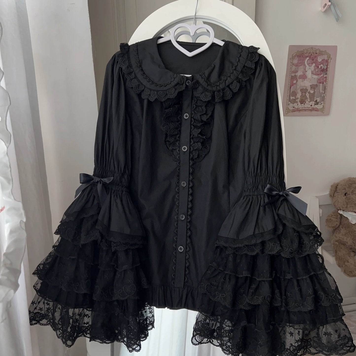 Sugar Girl - Love Overture - Sweet Lolita Blouse Princess Sleeves Lolita Shirt