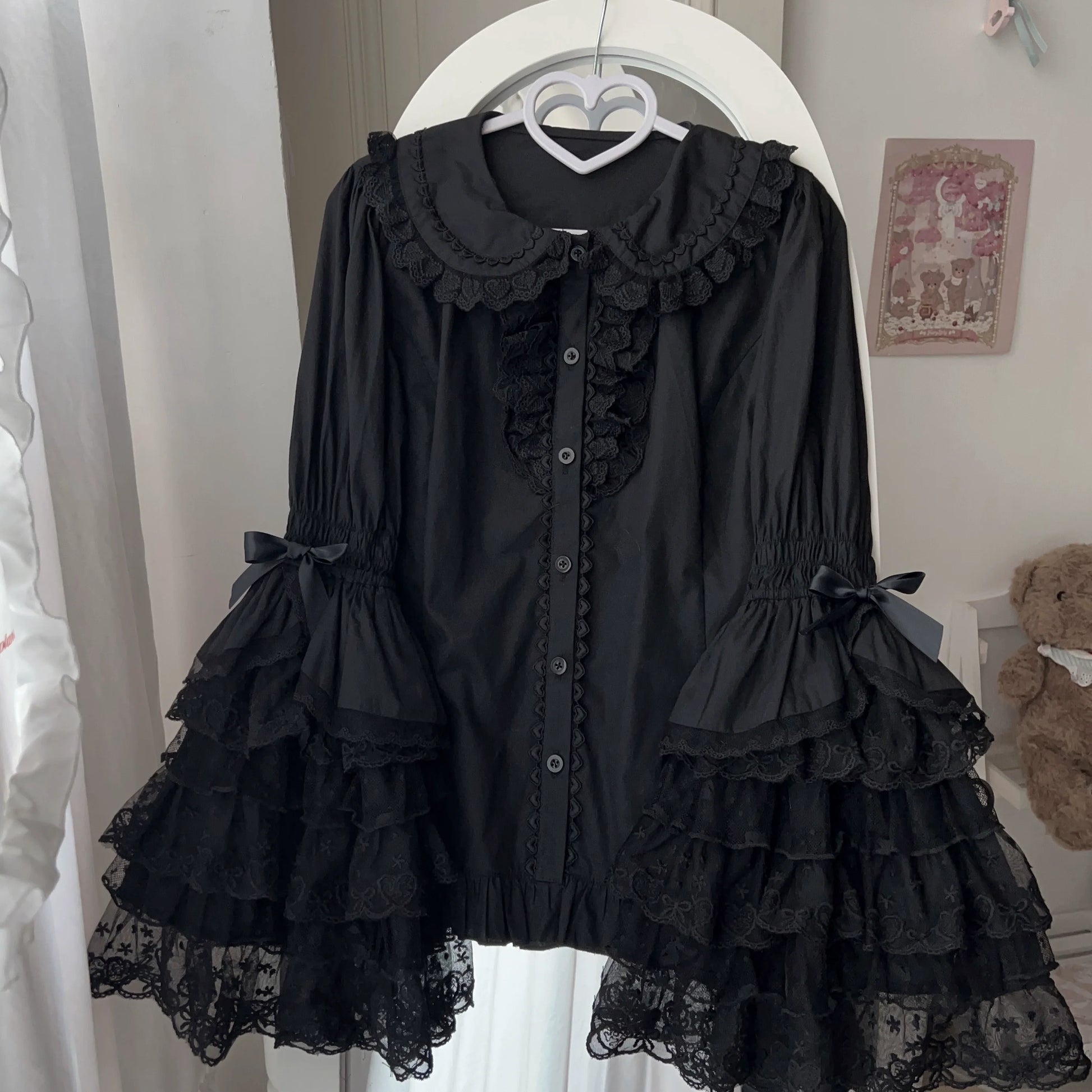 Sugar Girl - Love Overture - Sweet Lolita Blouse Princess Sleeves Lolita Shirt