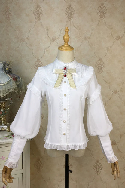 Princess Tailor Lolita - Mutton Sleeves Classic Lolita Thick Blouse