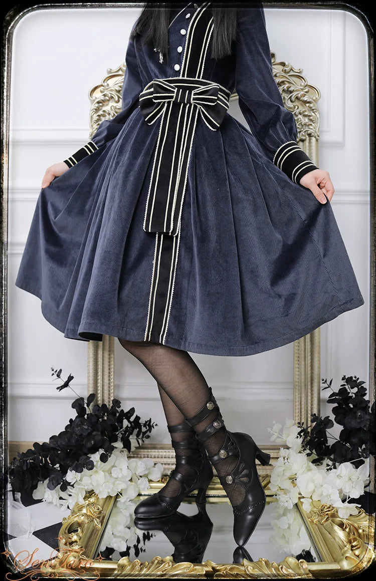 Sentaro - Floral Carved - Vintage Lolita Shoes Mary Jane Hollow-out Ankle Boots