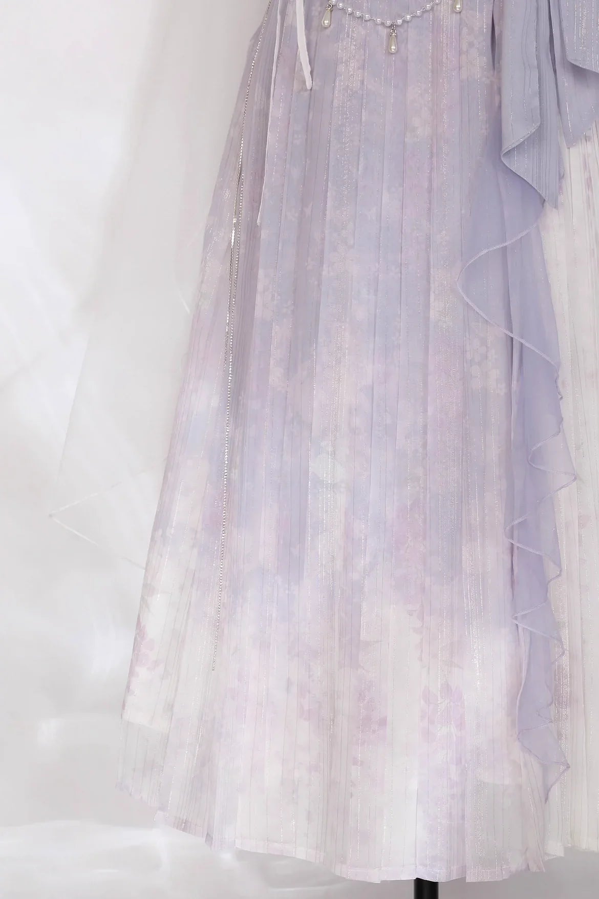 Meow Studio - Han Lolita Dress Side Slit Purple JSK Dress