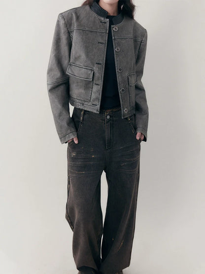 Retro jacket and A-line skirt【s0000007252】