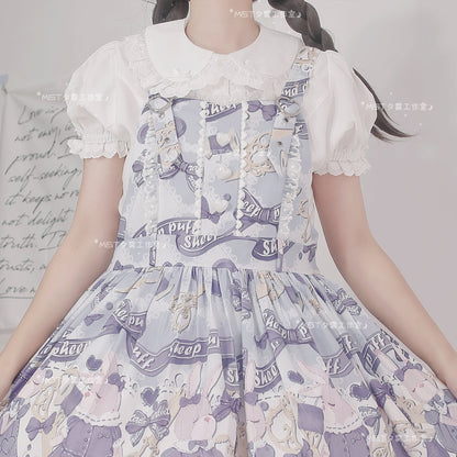 MIST - Sweet Short Sleeve Chiffon Lolita Blouse