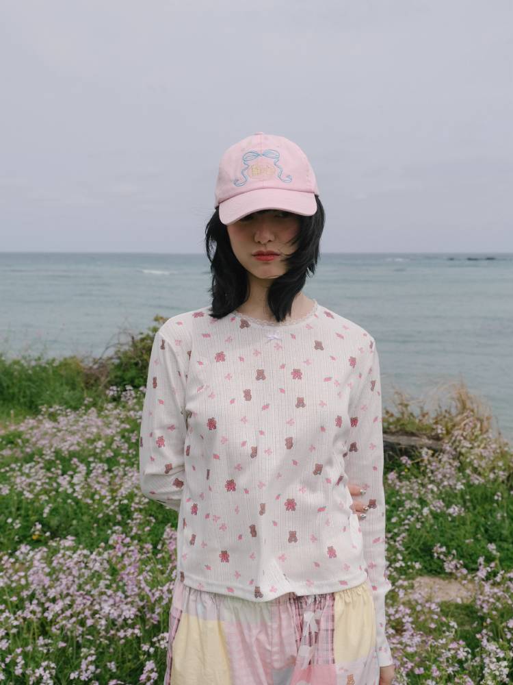 Floral long sleeve T-shirt【s0000008348】