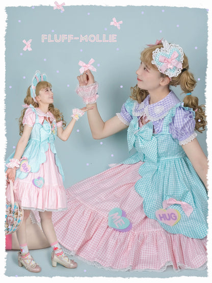Fluff Mollie - Bean Breakfast - Sweet Lolita Overskirt Daily Daily Petaled Skirt