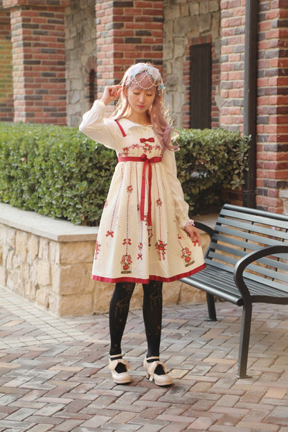 Sosic - Qing Mengnuo - Elegant Lolita Satin High Heel Handmade Shoes