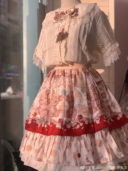 MIST - Sweet Lolita Golilla Short Sleeve Shirt