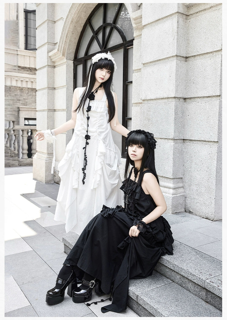 With PUJI - Dream - Daily Twins Lolita JSK, Loose Fit, Hidden Pockets