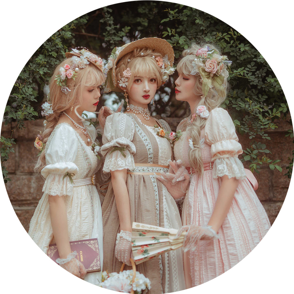 Miss Point - The Sally Gardens - Multicolors Ribbon Lolita Sash