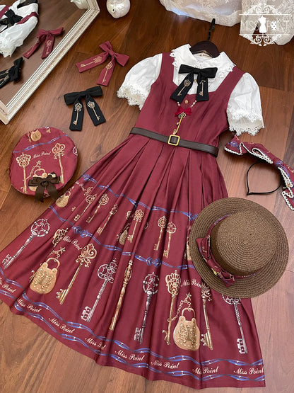 Miss Point - Antique Key - Elegant Lolita JSK Retro Lolita Dress