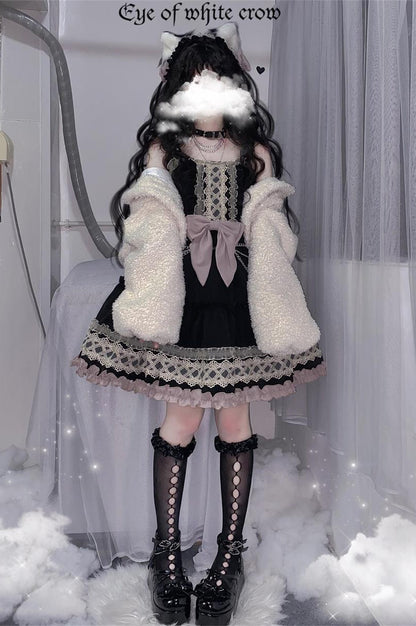 Eye of  White Crow - Dairy Lolita Dress Hot Girl JSK