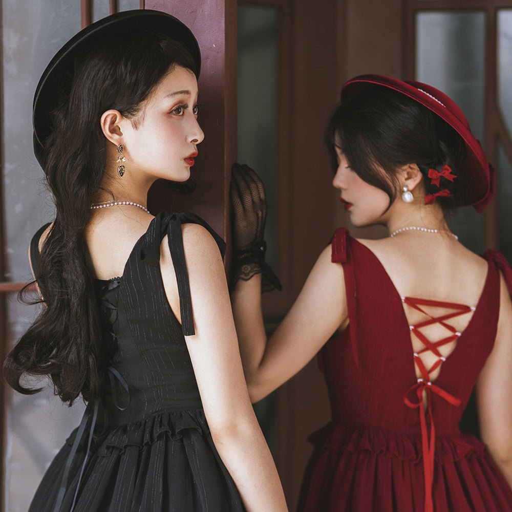 Miss point - Rhine Riverside - Summer Bow Lolita Top Hat