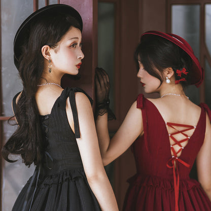 Miss point - Rhine Riverside - Summer Bow Lolita Top Hat