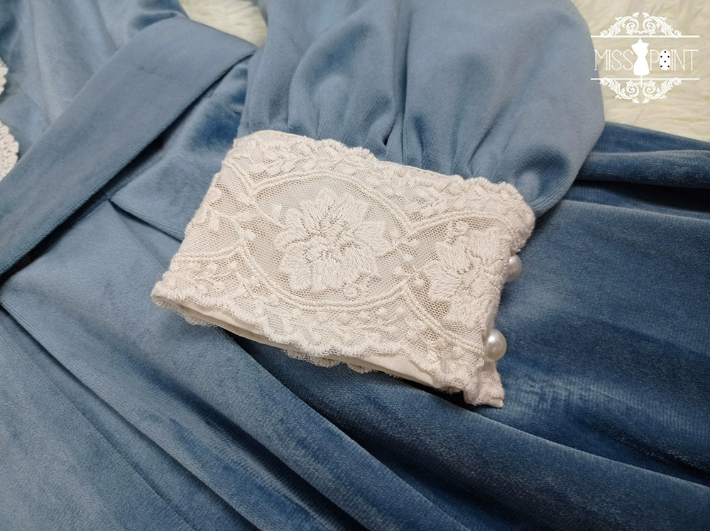 Miss Point - Customized Lolita Dress Vintage Elegant Velvet OP Dress