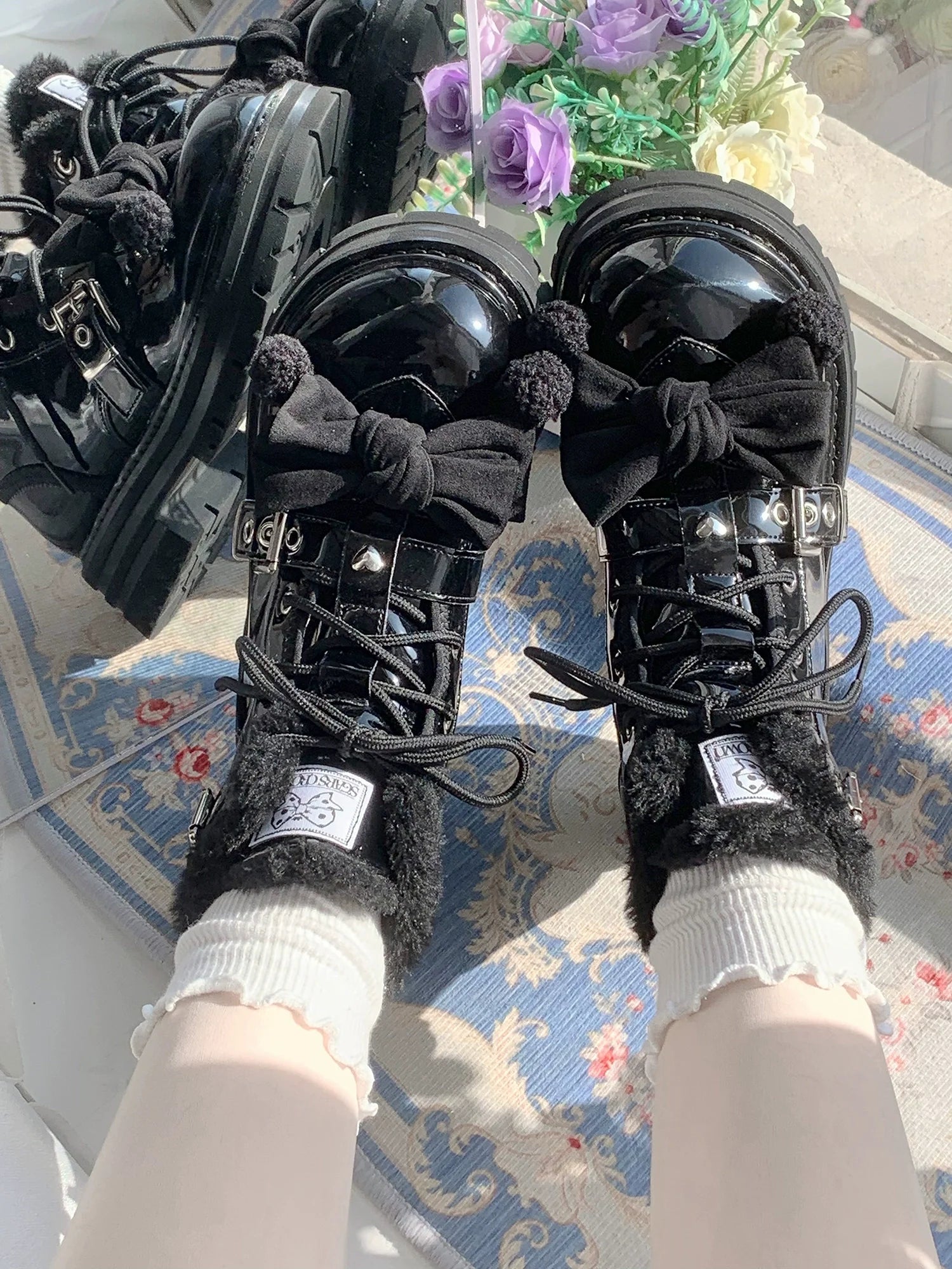 StarsCrwon - Sweet Lolita Shoes Winter Lolita Martin Boots