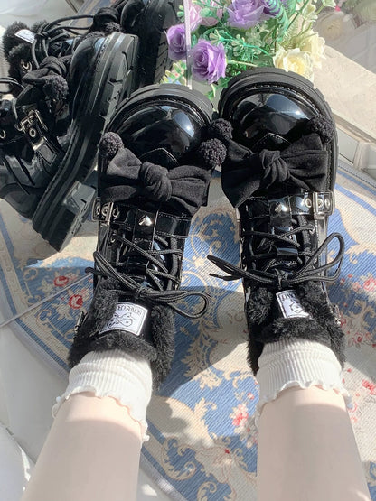 StarsCrwon - Sweet Lolita Shoes Winter Lolita Martin Boots
