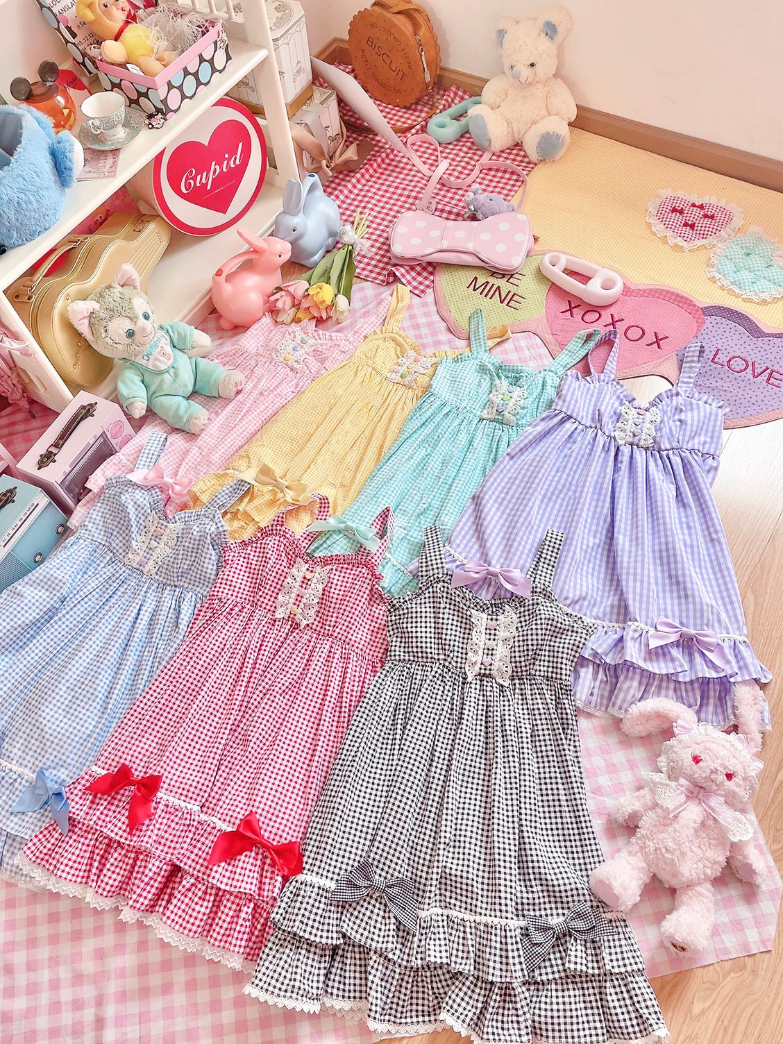 Fluff Mollie - Split Pea Breakfast - Kawaii Lolita Cotton JSK
