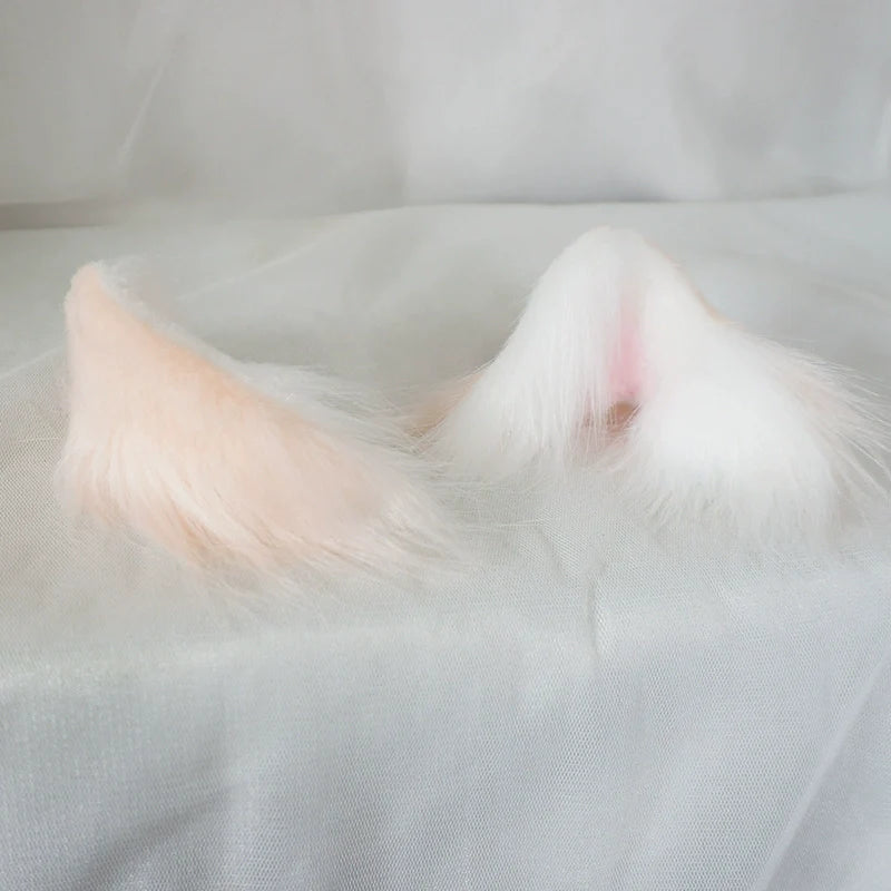 MaoJiang Handmade - Sweet Lolita Headdress Cat Ear Hair Clips