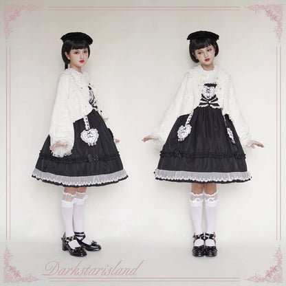 Dark Star Island - Sugar Frost - Sweet Lolita Cardigan Knit Embroidered Sweater
