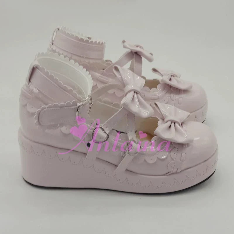 Antaina - Sweet Lolita Shoes Platform Shoes Multicolor